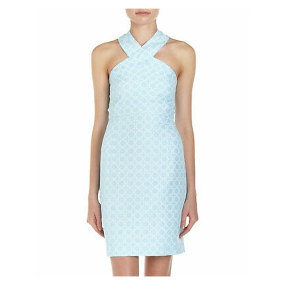 Michael Kors Dresses & Skirts - Michael Kors Matelasse Halter Dress Aegean Aqua